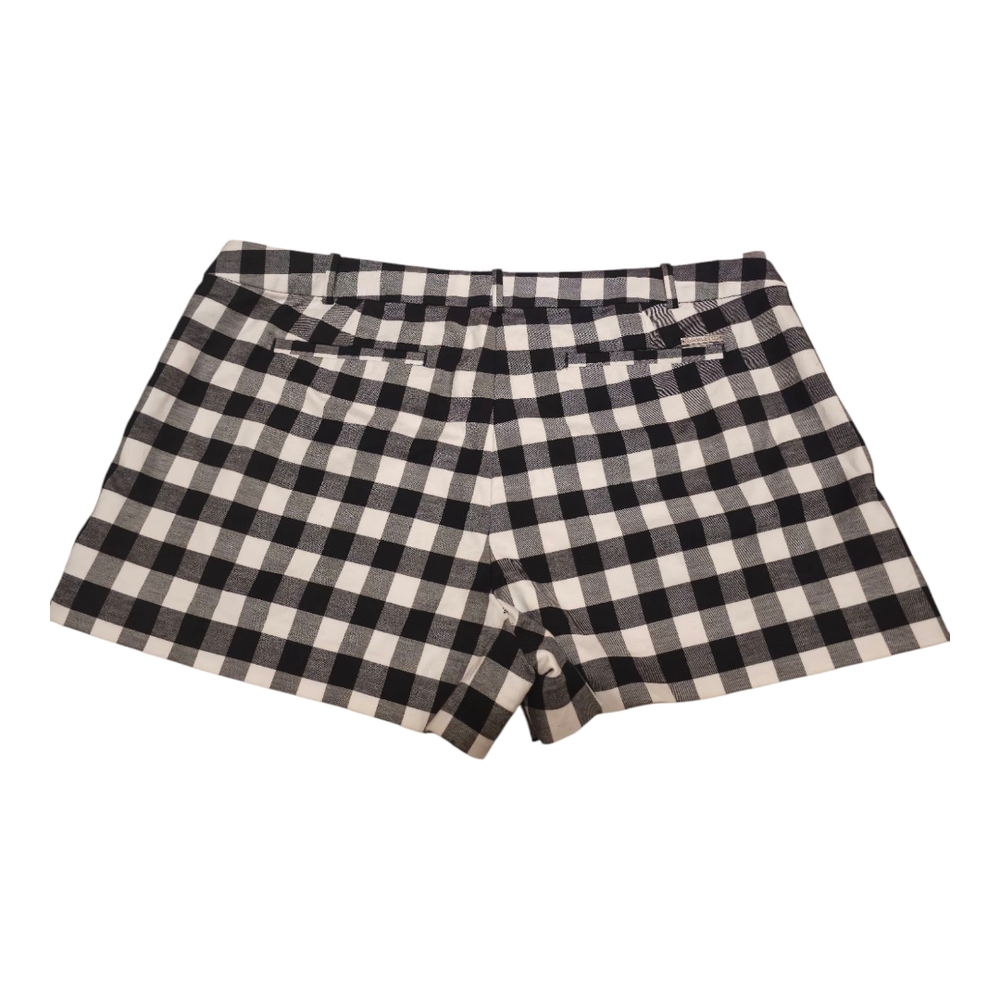 Michael Kors Gingham Plaid Shorts – Black & White – Size 14